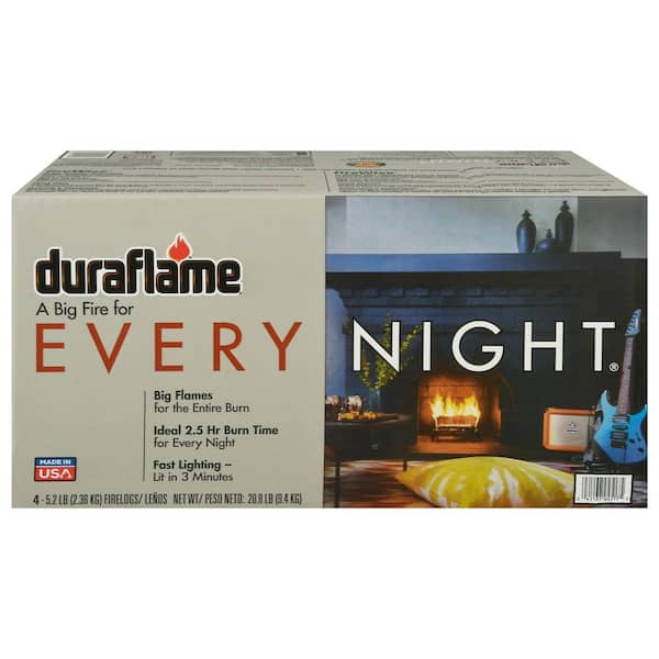 Duraflame 5.2 lbs. Every Night Firelogs (4-Pack) 04517 - The Home