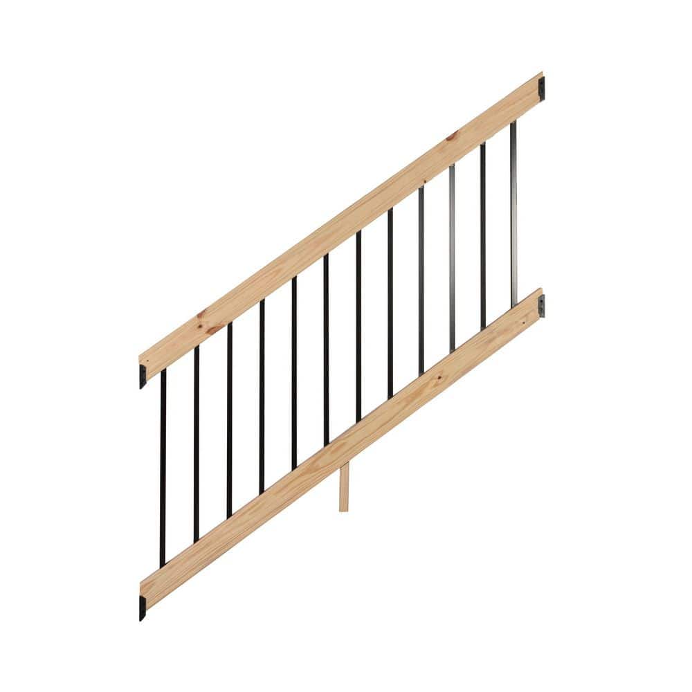 Cedar Railing Kit Reviews for ProWood 3 ft. x 6 ft. Western Red Cedar Wood Deck Stair ...