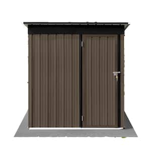 Installed 5 ft. W x 4 ft. D Metal Shed with Vents (20 sq. ft.)