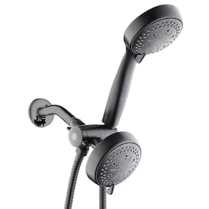 64-spray 6 in. High PressureDual Shower Head and Handheld Shower Head in Rubbed Bronze