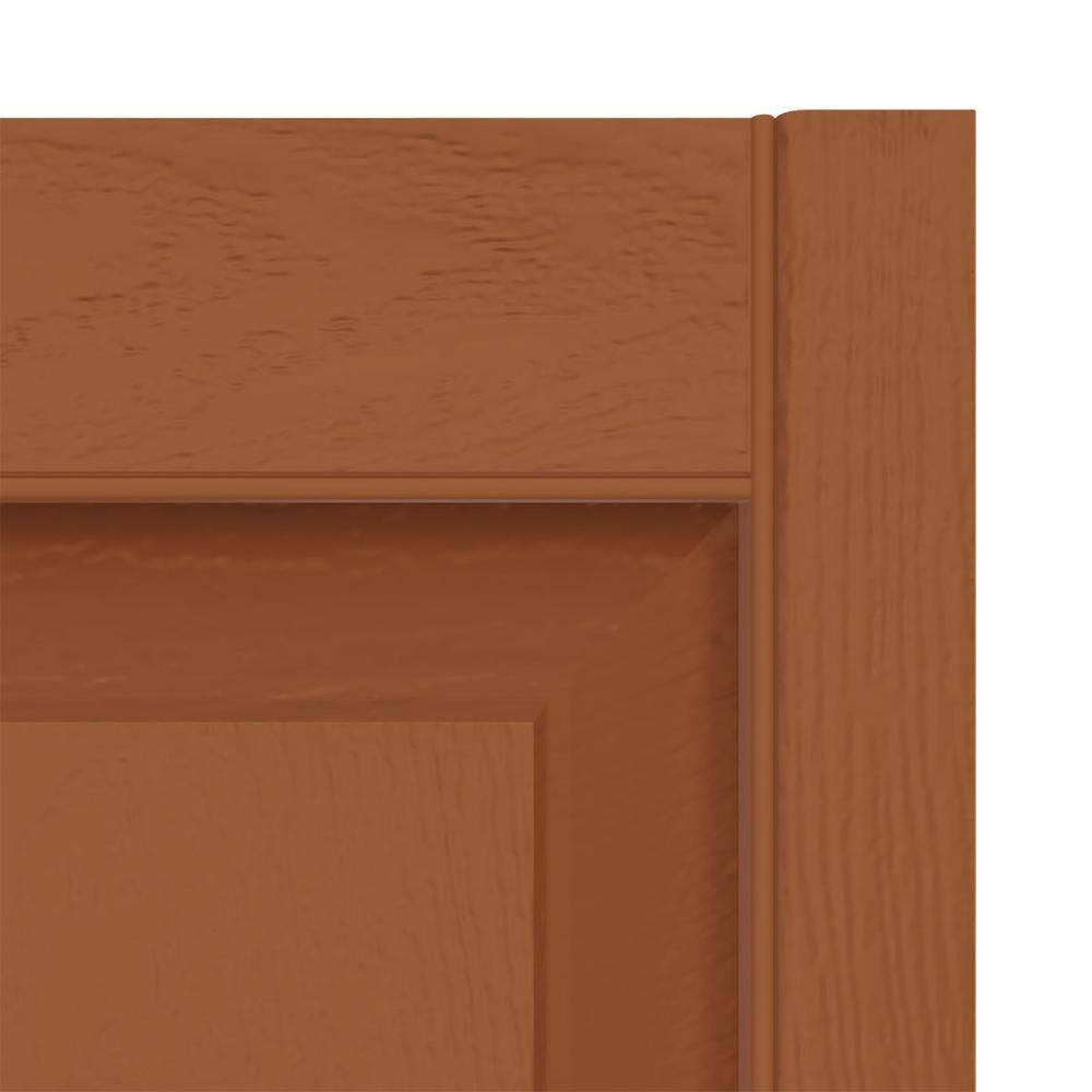 Treated Cedar Raised Panel Decorative Shutters, 58" x 14.75"
