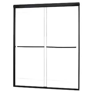 Cove 60 in. x 72 in. H Semi-Framed Sliding Shower Door in Oil Rubbed Bronze with 1/4 in. Clear Glass
