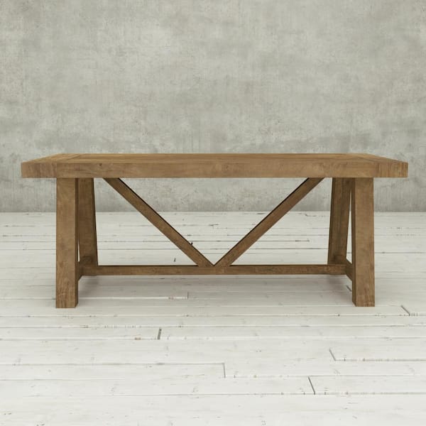 Urban Woodcraft Andora 78 in. Natural Dining Table natural