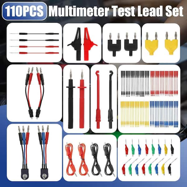 110 Pcs Automotive Circuit Multimeter Test Leads Kit Relay Wire - View #3