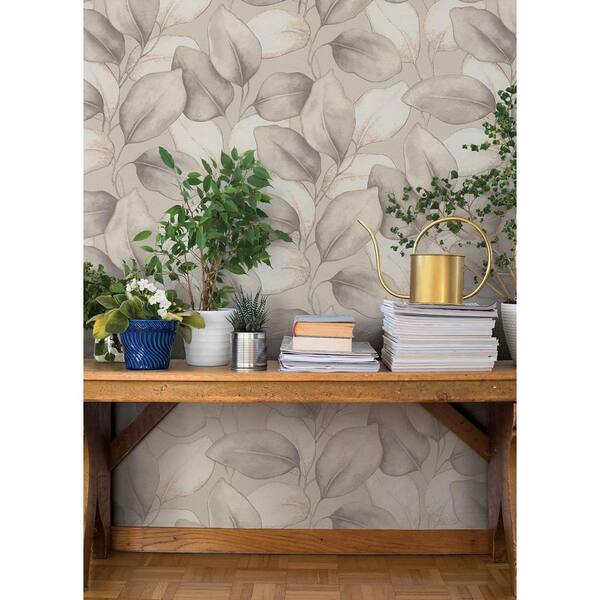 Evanthe Grey Vine Wallpaper Sample