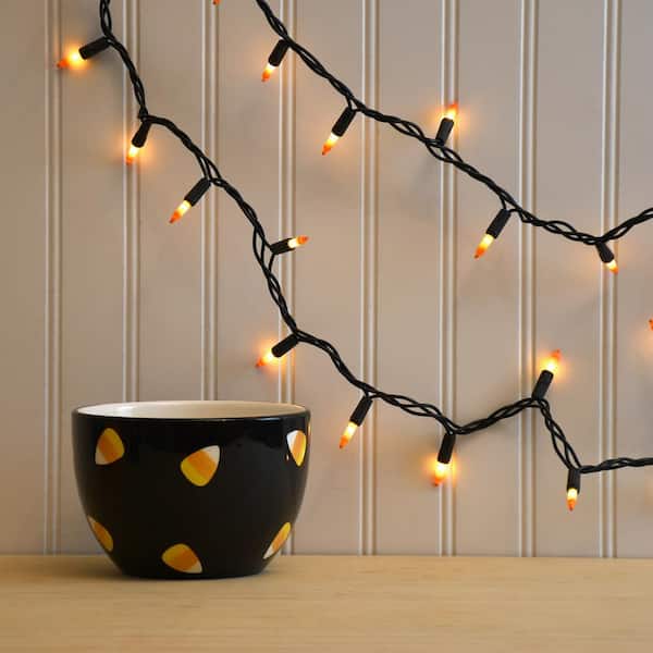 LUMABASE Mini String Lights - Candy Corn - The Home Depot
