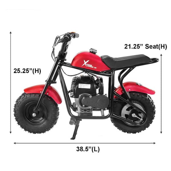 sí mismo envase ladrar XtremepowerUS Pro-Edition Red Mini Trail Dirt Bike 40cc 4-Stroke Kids Pit  Off-Road Motorcycle Pocket Bike 99759 - The Home Depot
