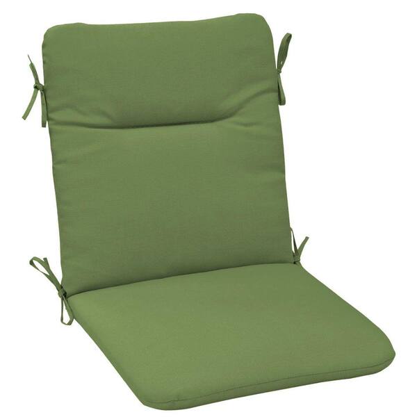 Hampton Bay Spectrum Cilantro Outdoor Dining Chair Cushion