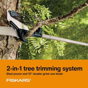 1 in. Cut Capacity Steel Blade Fiberglass Handled 12 ft. Tree Pruner
