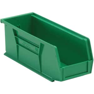 Ultra Series Stack and Hang 3.6 Gal. Storage Bin in Green (12-Pack)