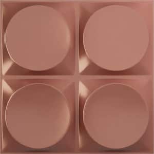 19 5/8 in. x 19 5/8 in. Adonis EnduraWall Decorative 3D Wall Panel, Champagne Pink (12-Pack for 32.04 Sq. Ft.)