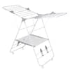 Honey-Can-Do Rolling Folding Wing Drying Rack, White