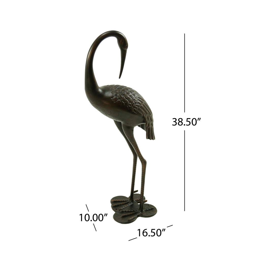 Lamar Dark Bronze 43 and 39 Inch Aluminum Outdoor Crane Set