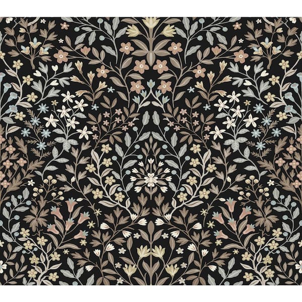 Garden Black And Neutral Terrace Wallpaper