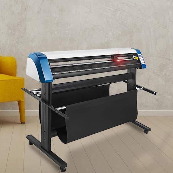 Vinyl Cutter Machine 53 in. LED Digital Panel Semi-Automatic DIY Vinyl Printer Cutter Machine with Stable Floor Stand