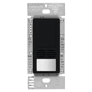 Maestro Dual-Circuit Dual-Tech Motion Sensor Switch, 6-Amp/Single Pole, Black (MS-A202-BL)