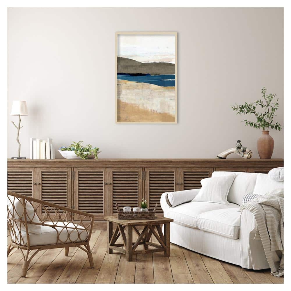 Buttermere I Svelte Natural Framed Abstract Landscape Print