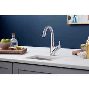 Rival Single-Handle Bar Sink Faucet in Polished Chrome