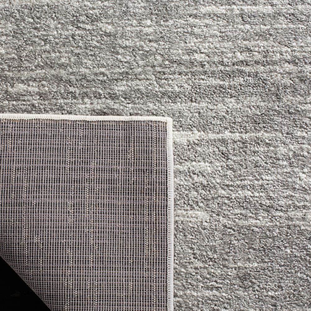 Adirondack Ivory/Silver Solid Color 12 ft. x 15 ft. Striped Area Rug - thumbnail 7
