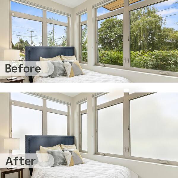 197''X35'' Frosted Privacy Home Bedroom Bathroom Glass Window Film Sticker ▨ 〆 