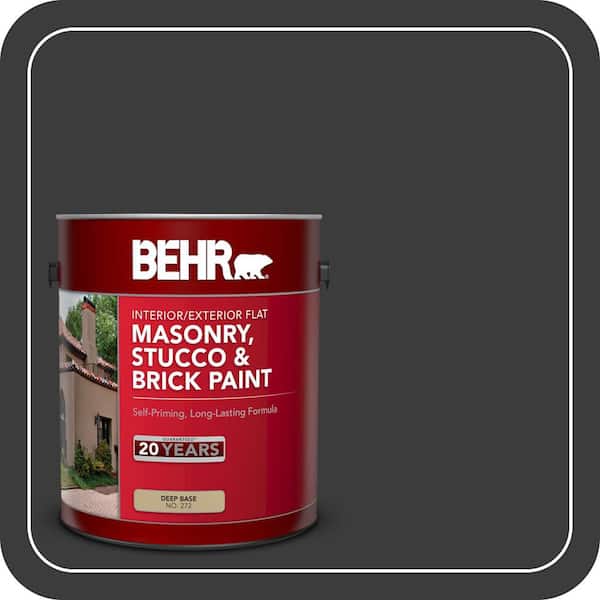 1 gal. #MQ5-05 Limousine Leather Flat Masonry, Stucco and Brick Interior/Exterior Paint