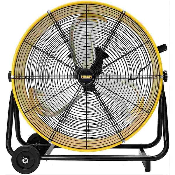 Deeshe 8800 CFM 24 in. BLDC Drive Drum Fan with High Efficiency EC ...