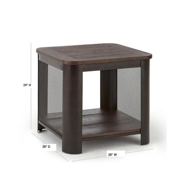 Barrow Brown End Table BW200E The Home Depot