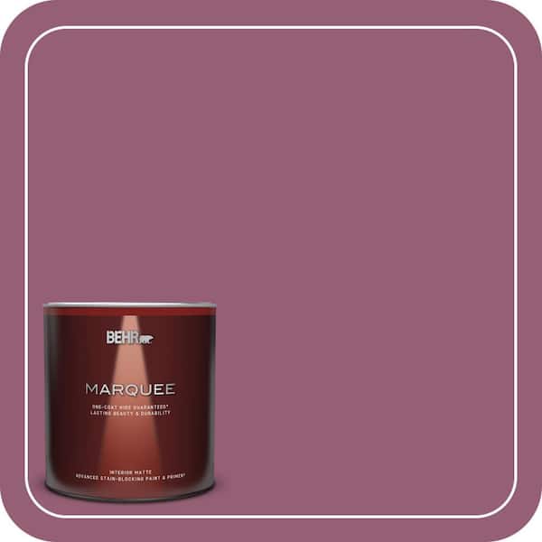BEHR MARQUEE 1 qt. #MQ1-03 Glitz and Glamour One-Coat Hide Matte Interior Paint & Primer