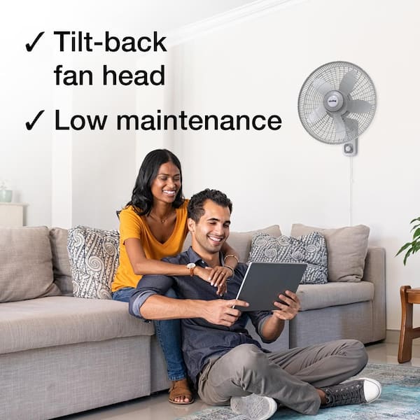 18 in. Commercial Grade Oscillating Wall Mount Fan