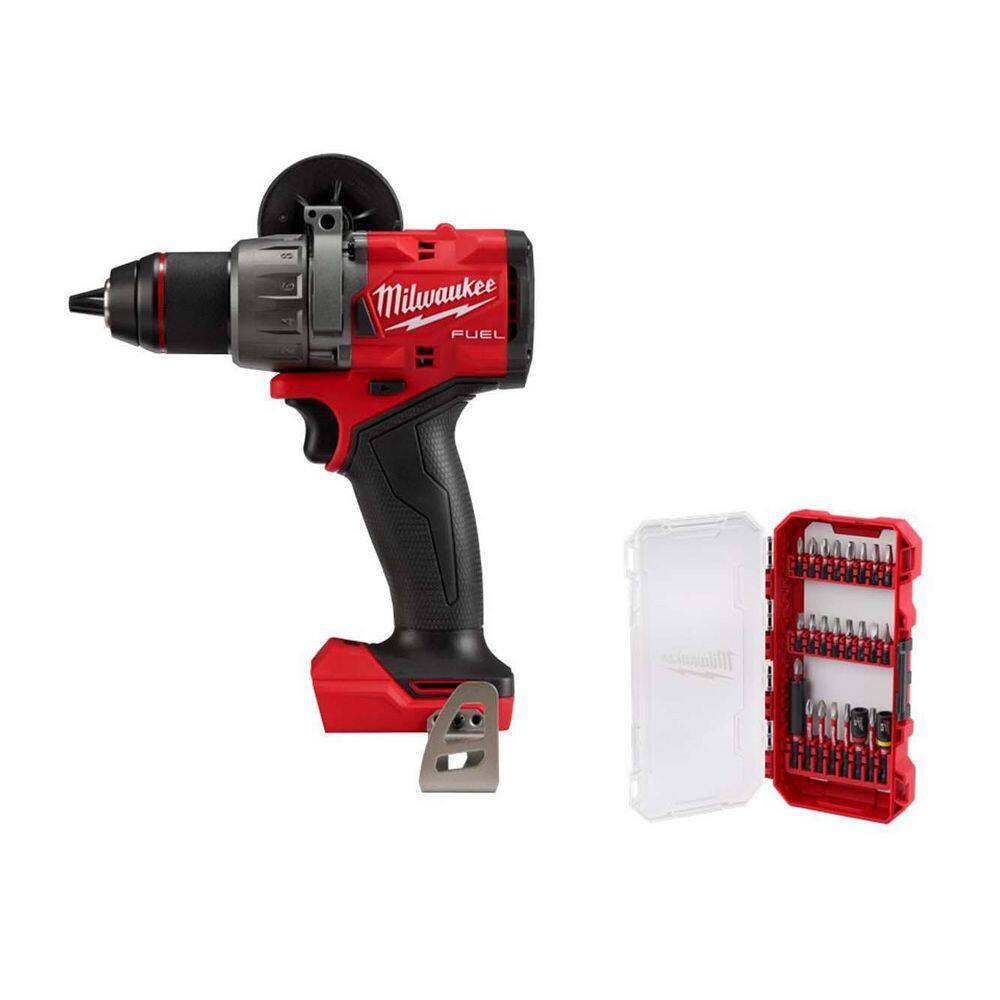 M18 FUEL 18V Lithium-Ion Brushless Cordless 1/2 in. Hammer Drill/Driver (Tool-Only) w/ Bit Kit price history on PriceWatchPro