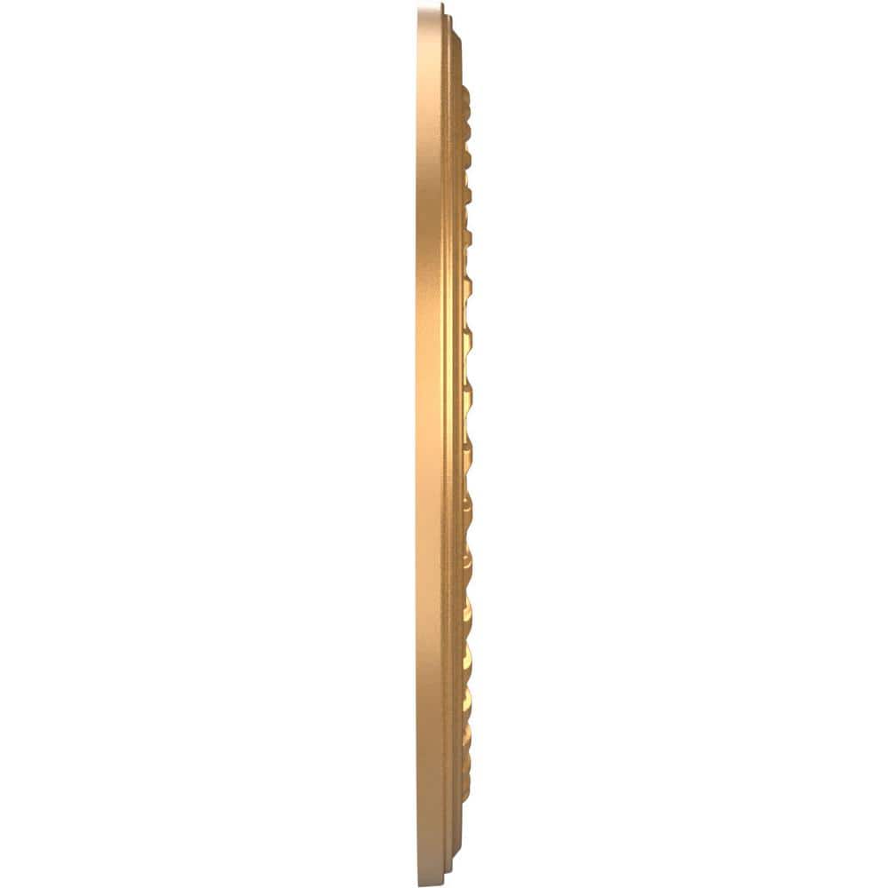 Cole 13" Bright Coat Gold Thermoformed PVC Ceiling Medallion