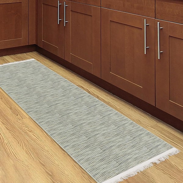 Kitchen Runner Rug, Non-Skid Cushioned Waterproof Floor Mat, 20 x 60 - 20 x 60 - Brown