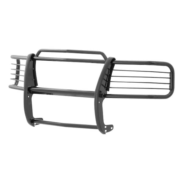 Aries 1-1/2-Inch Black Steel Grille Guard, No-Drill, Select Chevrolet Silverado 2500, 3500 HD