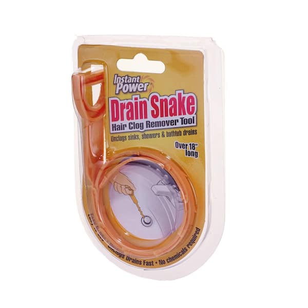 Instant Power Drain Snake Hair Clog Remover Tool 2301 - The Home Depot