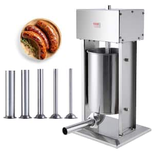 Electric Sausage Stuffer 12- L Vertical Meat Stuffer Made of Food-grade 304 Stainless Steel for Home, Commercial