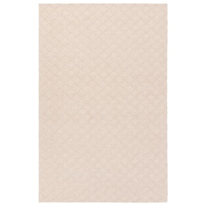 Ankine Beige 8 ft. x 10 ft. Trellis Handmade Area Rug