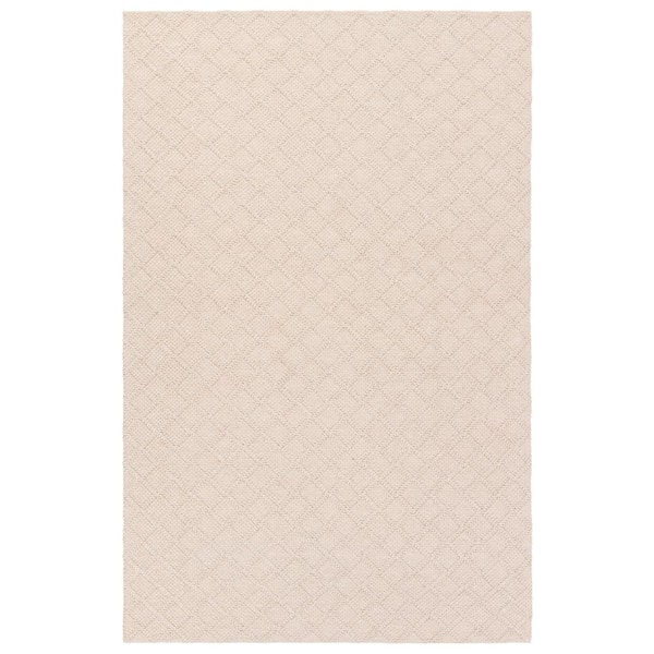 Jaipur Living Ankine Beige 8 ft. x 10 ft. Trellis Handmade Area Rug
