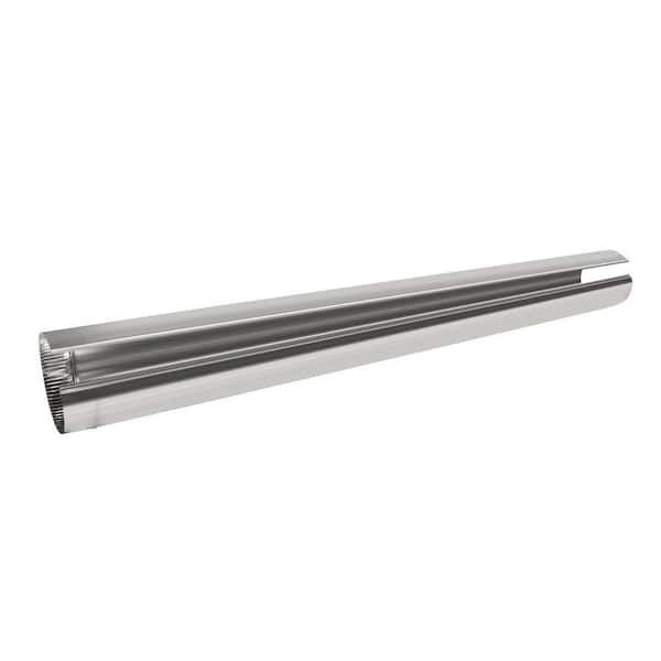 Heating Cooling HVAC Crimped Galvanized Steel Round Metal Duct Pipe 8 in x 5 ft 