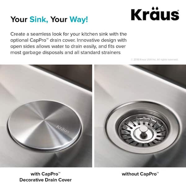 KRAUS Stainless Steel Strainer ST-2HD - The Home Depot