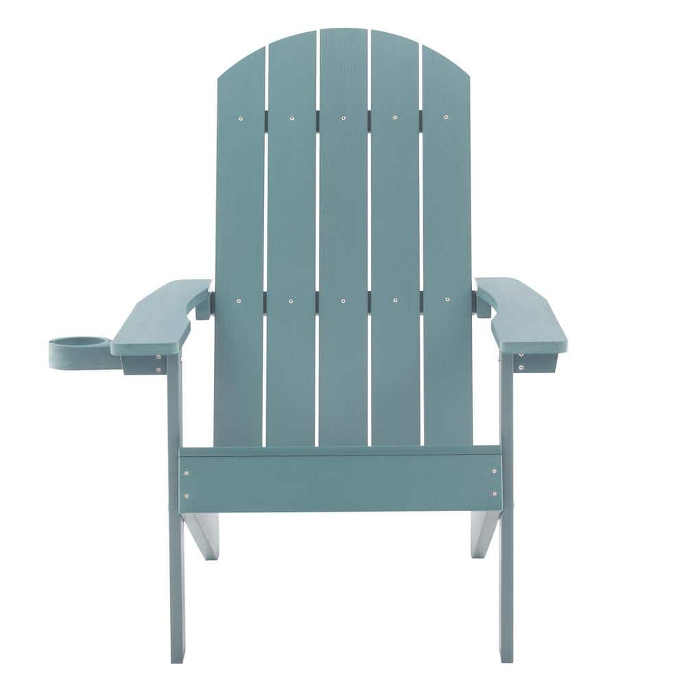 JOYESERY Lake Blue All Weather Recycled Plastic Adirondack Chair With   Plastic Adirondack Chairs J Adc 05 Lb 64 1000 