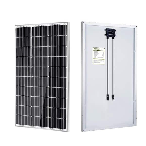 100-Watt 12 Volt 10BB Cell Monocrystalline Solar Panel 25% High ...
