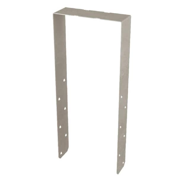 MITEK 3-9/16 in. x 8-5/8 in. 20-Gauge G90 Stud Plate Tie