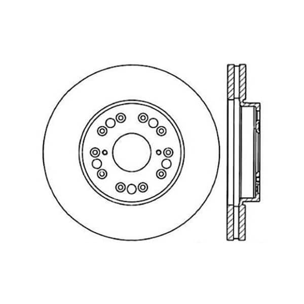 Centric Parts Disc Brake Rotor 1991-1992 Lexus LS400