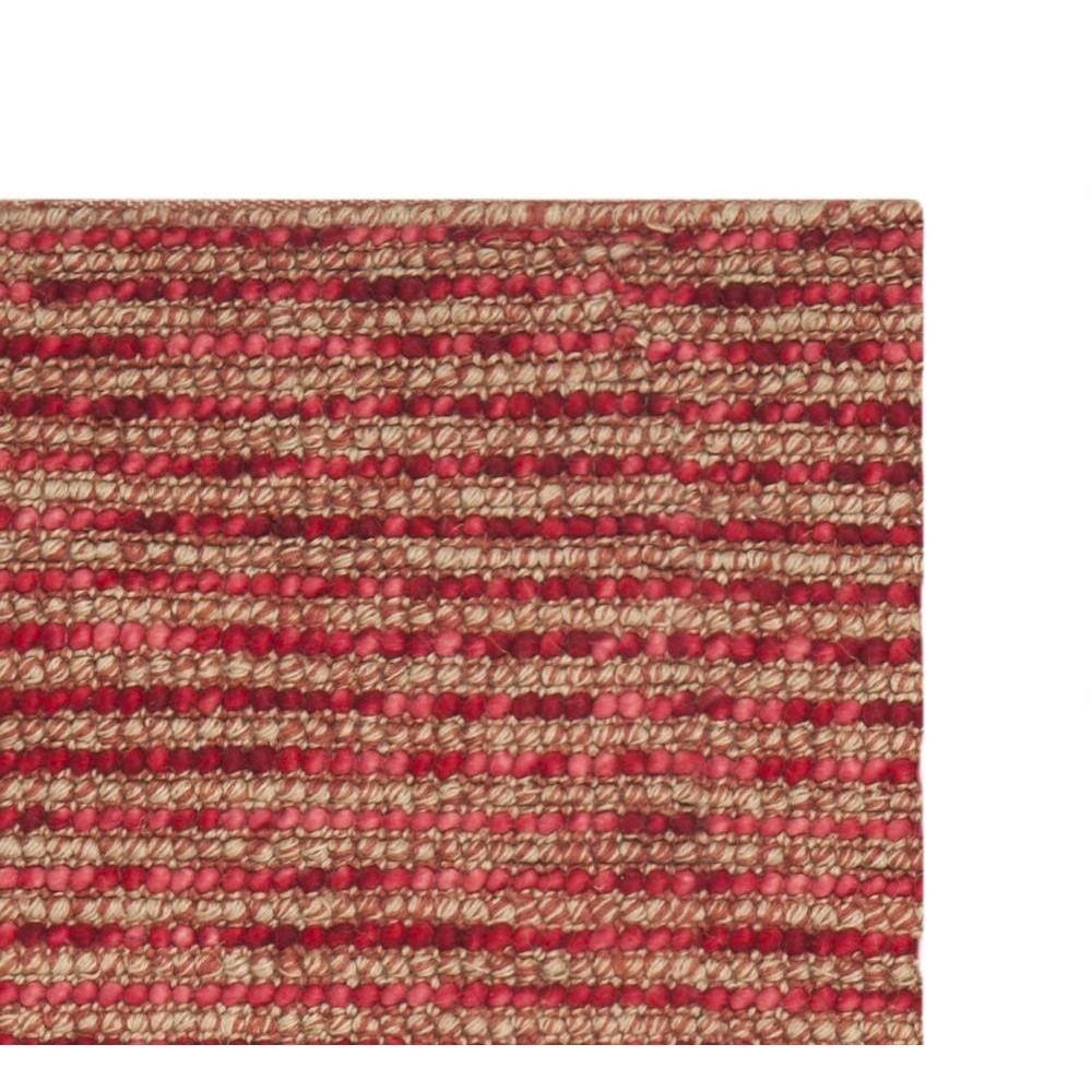 Hand-Knotted Red and Multicolor Wool Runner Rug, 2'6" x 8'
