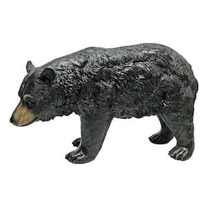 9 in. H North American Black Bear Walking Statue