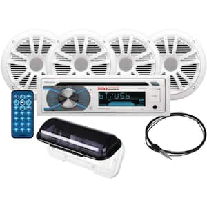 CD/USB/SD, MP3, WMA, FM/AM Player/Bluetooth with 6.5 in. Speakers (4-Piece)