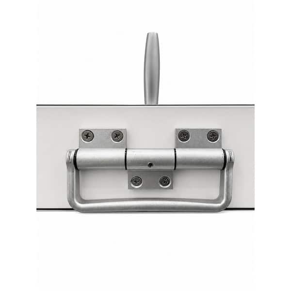 TEZA DOORS Teza 59.5 in. x 35.5 in. White Aluminum Low-E Double