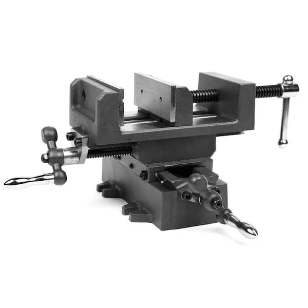 WEN CV414 4.25 in. Compound Cross Slide Industrial Strength Benchtop and Drill Press Vise - 1