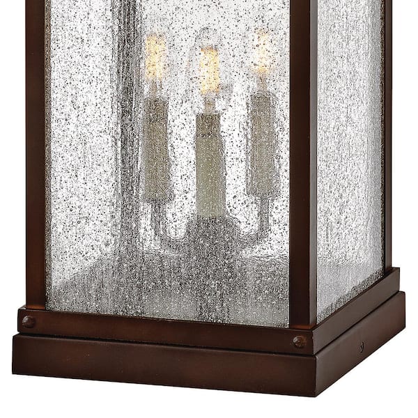 HINKLEY - Beacon Hill 1-Light Blackened Copper Hardwired Outdoor Wall Lantern Sconce