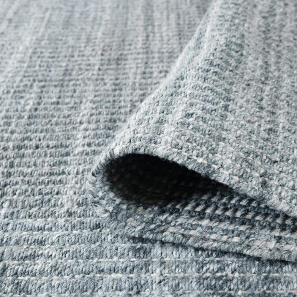 Atlantic StripedMetallic Gray Hand-Woven (Outdoor) Area Rug